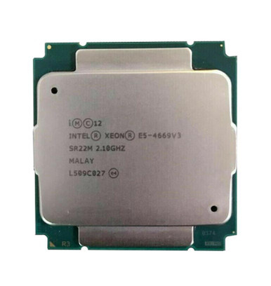 338-BHHN - Dell 2.10GHz 9.60GT/s QPI 45MB L3 Cache Socket FCLGA2011-3 Intel Xeon E5-4669 v3 18-Core Processor Upgrade