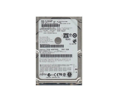 Fujitsu CA07083-B599000L 500GB 5400RPM SATA 3Gb/s 2.5-inch Hard Drive