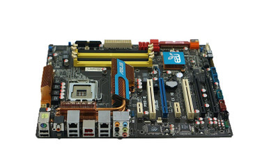 Asus P5Q-E Socket LGA775 Intel P45 + ICH10R Chipset ATX System Board (Motherboard)