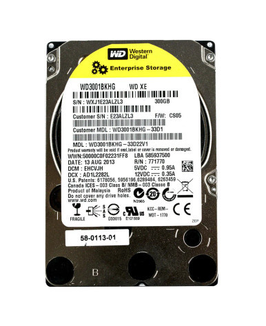 Western Digital WD3001BKHG-33D22V1 300GB SAS 6Gb/s Server Hard Drive