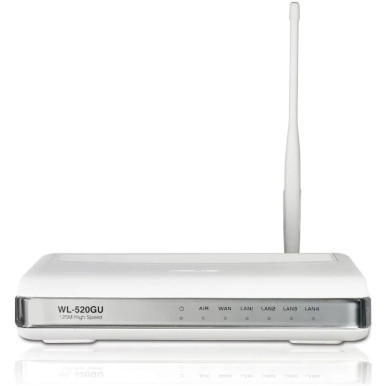 Asus WL-520GU 125M Broad Range EZ Wireless Router w/ Printer Server
