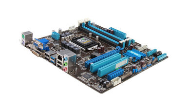 Asus P8Q77-M Socket LGA1155 Intel Q77 Chipset Micro-ATX System Board (Motherboard)