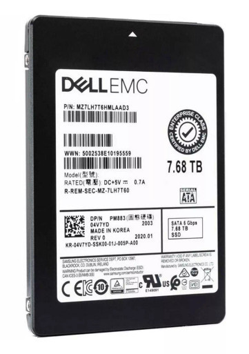 Samsung MZ-7LH7T6A PM883 7.68TB SATA 6Gb/s 2.5-inch Solid State Drive