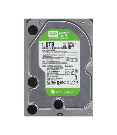 Western Digital WD10EARS-00Y5B1 1TB SATA 3Gb/s Desktop Hard Drive