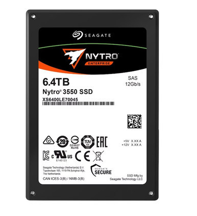 Seagate XS6400LE70045 Nytro 3550 6.4TB SAS 12Gb/s TLC 2.5-inch Solid State Drive