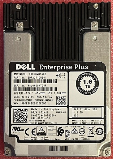 Dell T2N41 1.6TB SAS 12Gb/s 2.5-inch Solid State Drive