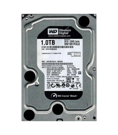 Western Digital WD1001FALS-00E3A0 Caviar Black 1TB SATA 3Gb/s Desktop Hard Drive
