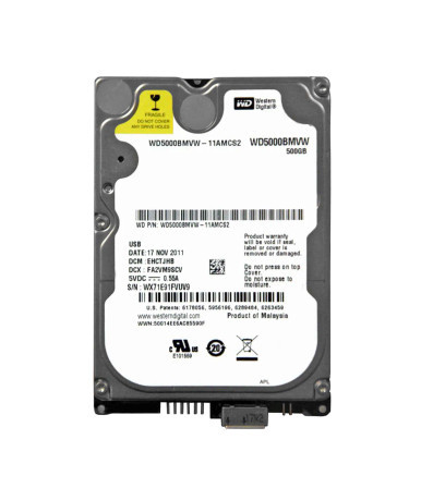 Western Digital WD5000BMVW-11AMCS2 500GB USB 3.0 External Hard Drive