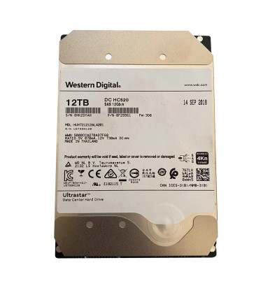 HGST HUH721212AL4201 12TB SAS 12Gb/s 3.5-inch Server Hard Drive