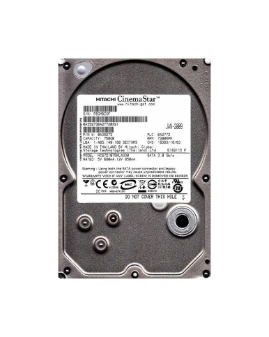 HGST 0A35273 Hitachi 750GB SATA 3Gb/s 3.5-inch Server Hard Drive