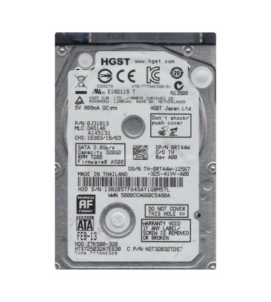 HGST 0J31013 320GB 7200RPM SATA 6Gb/s 2.5-inch Hard Drive