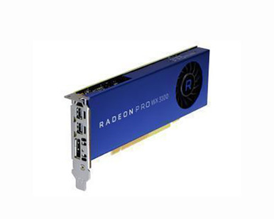 AMD 100-505999 Radeon Pro WX 3100 Graphic Card 1219MHz Core 4GB GDDR5 PCI Half-length Single Slot Space Required