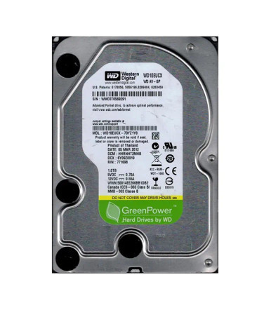 Western Digital WD10EUCX-73YZ1Y0 AV-GP 1TB SATA 6Gb/s Desktop Hard Drive