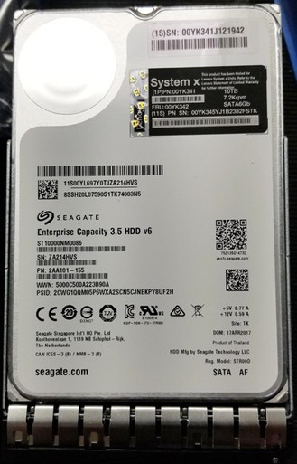 Lenovo 00YK341 10TB SATA 6Gb/s 3.5-inch Desktop Hard Drive