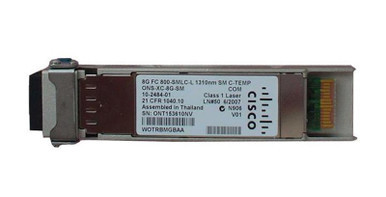 10-2484-01 - Cisco 8Gb/s Single-mode Fibre 1310nm Fibre Channel LC Connector XFP Transceiver Module