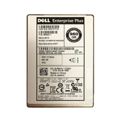 HGST HUSMR1610ASS200 1TB 2.5in SAS 12Gb/s MLC Solid State Drive