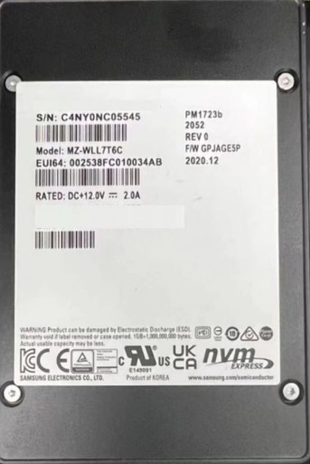 EMC 118000743 15.36TB PCI Express NVMe U.2 2.5-inch Solid State Drive