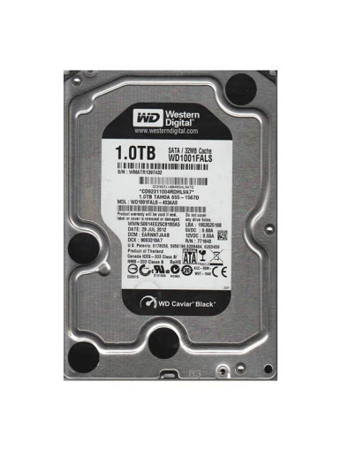 Western Digital WD1001FALS-403AA0 Caviar Black 1TB SATA 3Gb/s Desktop Hard Drive