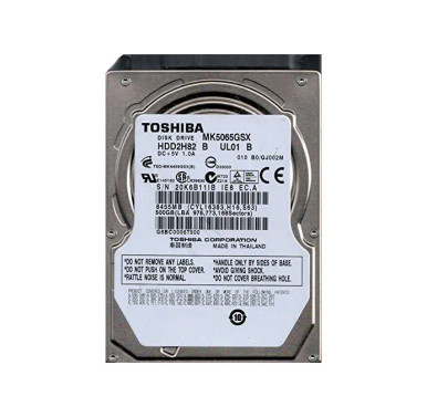 Toshiba MK5065GSX 500GB SATA 3Gb/s 2.5-inch Laptop Hard Drive