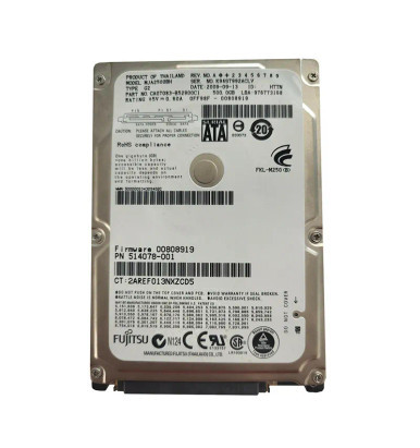 Fujitsu MJA2500BH-G2 500GB 5400RPM SATA 3Gb/s 2.5-inch Hard Drive