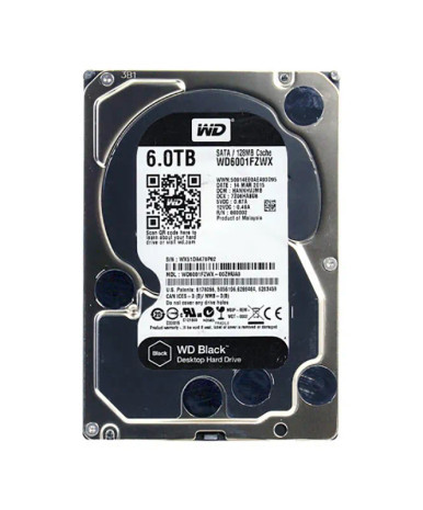 Western Digital WD6001FZWX 6TB SATA 6Gb/s Desktop Hard Drive