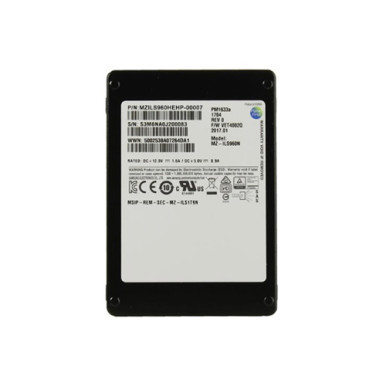 Samsung MZILS960HEHP-00007 960GB PM1633a 2.5in SAS 12Gb/s TLC Solid State Drive
