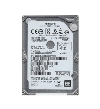 HGST 0J18811 500GB 7200RPM SATA 3Gb/s 2.5-inch Hard Drive