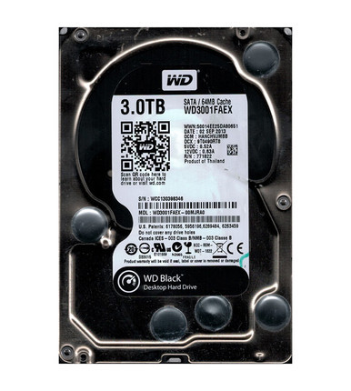 Western Digital WD3001FAEX-00MJRA0 Black 3TB SATA 6Gb/s Desktop Hard Drive