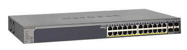 GS728TPP-200NAS - Netgear ProSafe GS728TPP Ethernet Switch 24 Ports Manageable 2 Layer Supported Modular 4 SFP Slots Twisted Pair Optical F