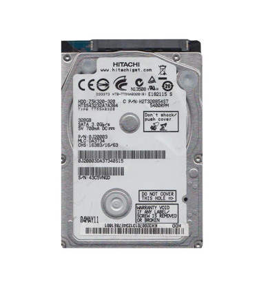 HGST 0J20003 320GB 5400RPM SATA 3Gb/s 2.5-inch Hard Drive