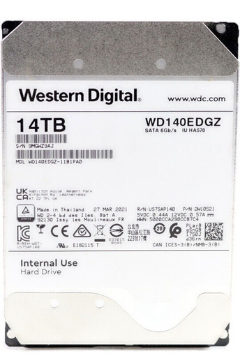 Western Digital WD140EDGZ 14TB SATA 6Gb/s Laptop Hard Drive