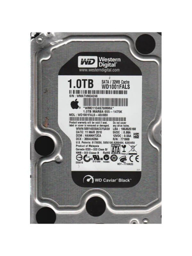 Western Digital WD1001FALS-40U9B0 1TB 7200RPM SATA 3Gb/s 3.5-inch Hard Drive