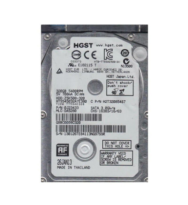 HGST 0J23433 320GB 5400RPM SATA 3Gb/s 2.5-inch Hard Drive
