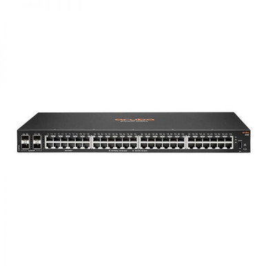 JL676A - Aruba 6100 48G 4SFP+ Switch 48 Ports 3 Layer Supported Modular 44.20 W Power Consumption Twisted Pair, Optical Fiber 1U High Rack-mountable, Wall Mountable Lifetime Limited