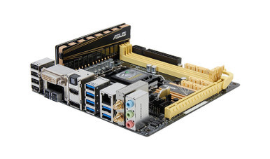 Asus Z87I-DELUXE Socket LGA1150 Intel Z87 Chipset Mini-ITX System Board (Motherboard) Supports Core i7/i5/i3/Pentium/Celeron DDR3 2x DIMM