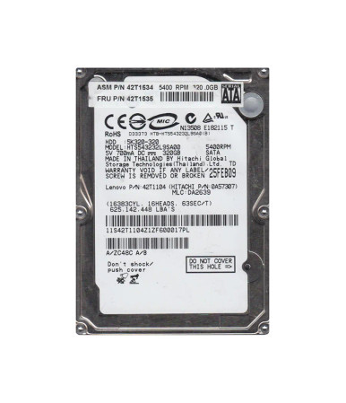 Lenovo 42T1535 320GB SATA 3Gb/s 2.5-inch Laptop Hard Drive