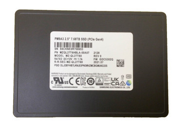 Samsung MZQL27T6HBLA PM9A3 7.68TB PCI-Express 4.0 x4 Solid State Drive