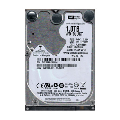Western Digital WD10JUCT-63J6SY0 AV-25 1TB SATA 3Gb/s Laptop Hard Drive