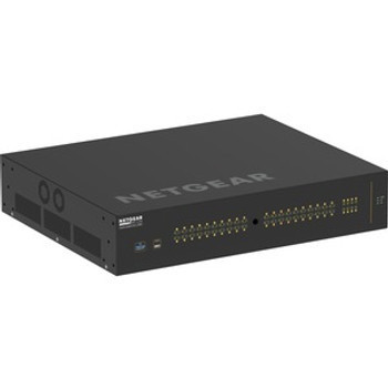 GSM4248UX-100NAS - Netgear M4250-40G8XF-PoE++ AV Line Managed Switch 40 Ports Manageable 3 Layer Supported Modular 82.60 W Power Consumption