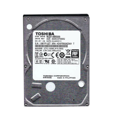 Toshiba HDKFB02 2TB 5400RPM SATA 3Gb/s 2.5-inch Hard Drive