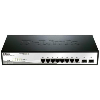 DGS-1210-10 - D-Link Web Smart 8Ports Gigabit Switch With 2 SFP Slots