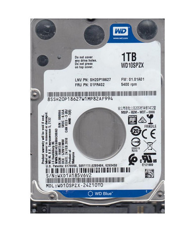 Western Digital WD10SPZX 1TB SATA 6Gb/s Laptop Hard Drive