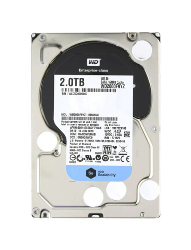 Western Digital WD2000F9YZ-09N20L0 SE 2TB SATA 6Gb/s Desktop Hard Drive