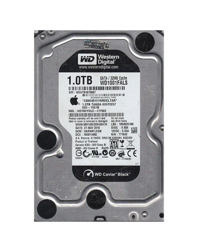Western Digital WD1001FALS-41Y6A0 Caviar Black 1TB SATA 3Gb/s Desktop Hard Drive