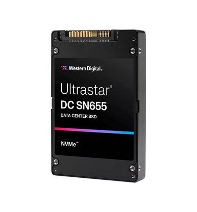Western Digital 0TS2469 Ultrastar DC SN655 15.36TB PCIe 2.5-inch Solid State Drive