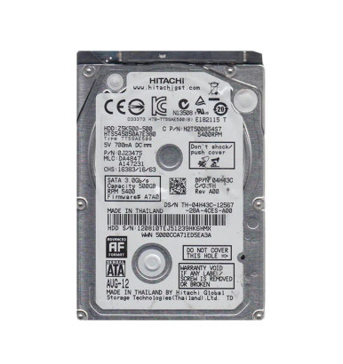 HGST 0J23475 500GB SATA 3Gb/s 2.5-inch Laptop Hard Drive