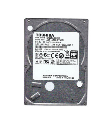 Toshiba MQ01ABB200 2TB 5400RPM SATA 3Gb/s 2.5-inch Hard Drive