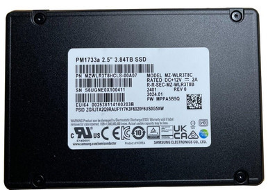 Samsung MZ-WLR3T8C 3.84TB PCIe NVMe 4.0 x4 2.5-inch Solid State Drive
