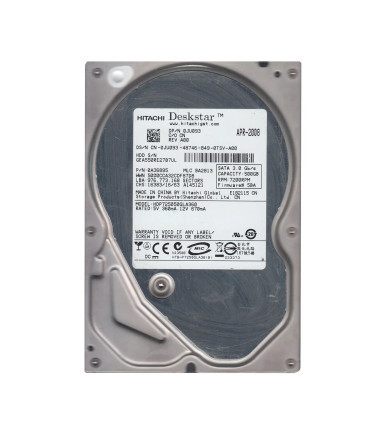 Hitachi 0A36895 Deskstar P7K500 500GB SATA 3Gb/s Desktop Hard Drive
