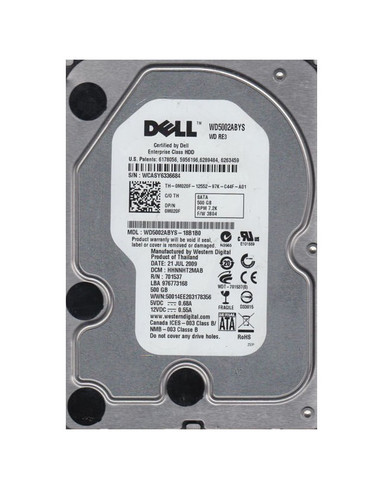 Western Digital WD5002ABYS-18B1B0 RE3 500GB SATA 3Gb/s Desktop Hard Drive